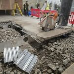 Removal of a Concrete/Tin Deck Slab for a New Staircase – Paddington Square